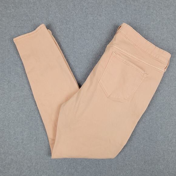Old Navy Jeans Womens Size 16 Regular Rockstar Mid Rise Pink 34" Waist - Picture 1 of 10